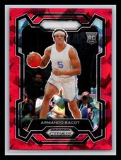 Armando Bacot North Carolina  2024 Panini Prizm Draft Picks #79 Red Ice