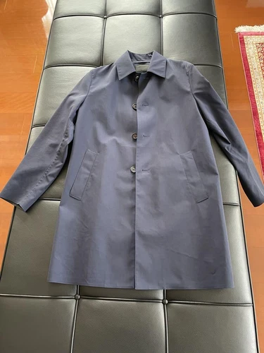 Trench manteau Prada bleu marine