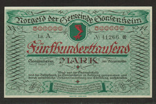 GERMANY BANKNOTE 500000 MARK GONSENHEIM 1923 UNC
