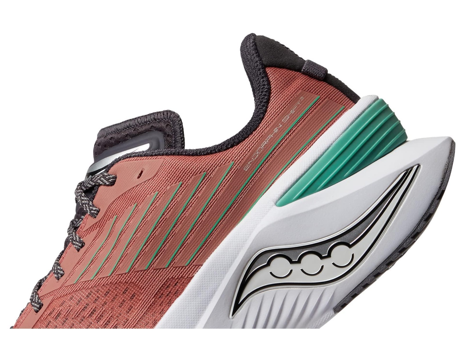 Saucony mens Endorphin Shift3 Sneaker, Soot/Basalt thumbnail 6