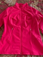 BARGAIN on New ZELLA Women's Full Zip Deep Rose Athletic Jacket in Size Large
