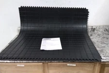 Notrax 040S0033BL 3 Ft Width x 3 Ft Length Interlocking Entrance Mat Tile (BW)