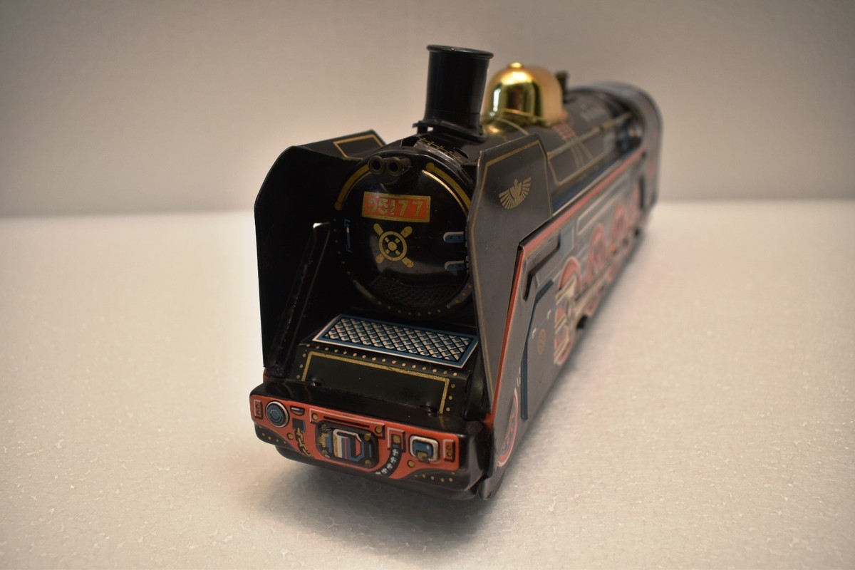 Vintage Masudaya Modern Toys Japan Tin Litho Train Locomotive