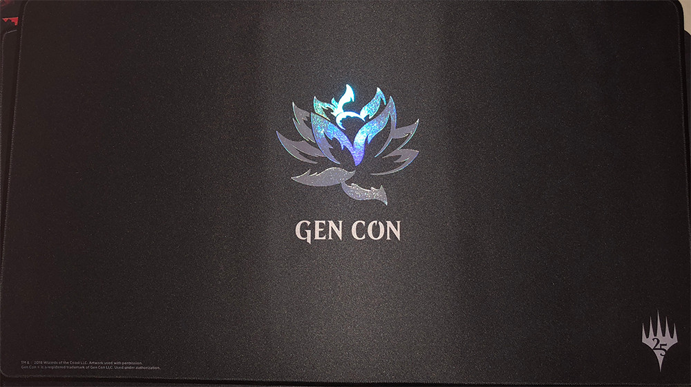 Magic MTG - FOIL Black Lotus Playmat - Gen Con 2018 - 25th Anniversary Promo