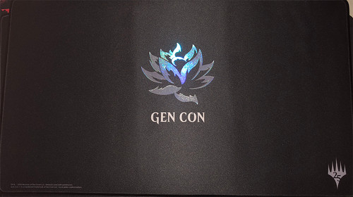 Magic MTG - FOIL Black Lotus Playmat - Gen Con 2018 - 25th Anniversary Promo