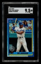 2025 Topps Chrome '90 Design: #T90C-92 Bo Jackson SGC 9.5 MINT+