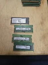 R64 Lot Of 4. Ddr4 8GB Laptop RAM Mixed Brands 2400 Speeds