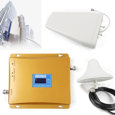 DCS + GSM Dual Frequency Bidirection Signal Booster Power Wireless w/ Antenna
