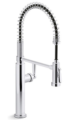 Kohler K-28360-CP Edalyn by Studio McGee Semi-Pro Pull Down Kitchen Faucet