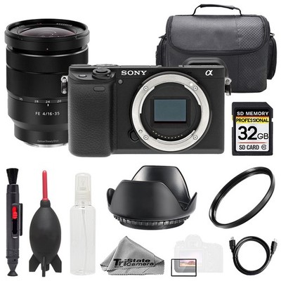 Sony a6400 + Vario-Tessar T* FE 16-35mm f/4 ZA OSS Lens +32GB + Bag- Basic Kit