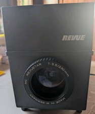 REVUE Diaprojektor | MC Revuenar 1:3,5/230mm | Lampe funktioniert | Vintage
