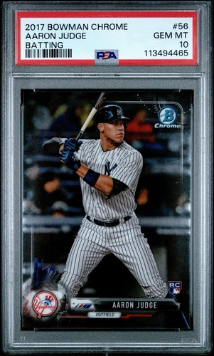 2017 Bowman Chrome Aaron Judge Rookie #56 PSA 10