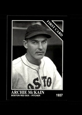 Archie McKain FC : 1993 Conlon Collection TSN MLB Card #945 : Boston Red Sox