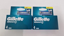 2 X Gillette Mach 3 blades 4 Pack, Brand New, Amazing Value, 100% Original