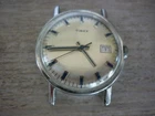VINTAGE TIMEX MECHANICAL WATCH MENS DATE SILVER TONE FOR PARTS REPAIR