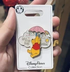 Disney Pin Authentic Winnie the pooh Umbrella Shanghai Disneyland
