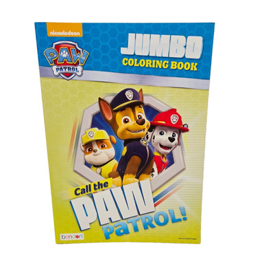 PAW PATROL JUMBO COLORING & ACTIVITY BOOK ''CALL THE PAW PATROL!'' NEW KIDS FUN!