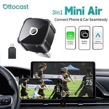 Wireless CarPlay Android Auto Adapter 3 in 1 Screen Mirroring