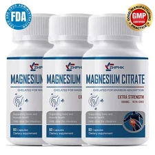 Magnesium citrate capsules help cardiovascular health regulate the intestines