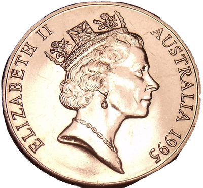 Unc Australia 1995 20 Cents~50th Anniversary United Nations