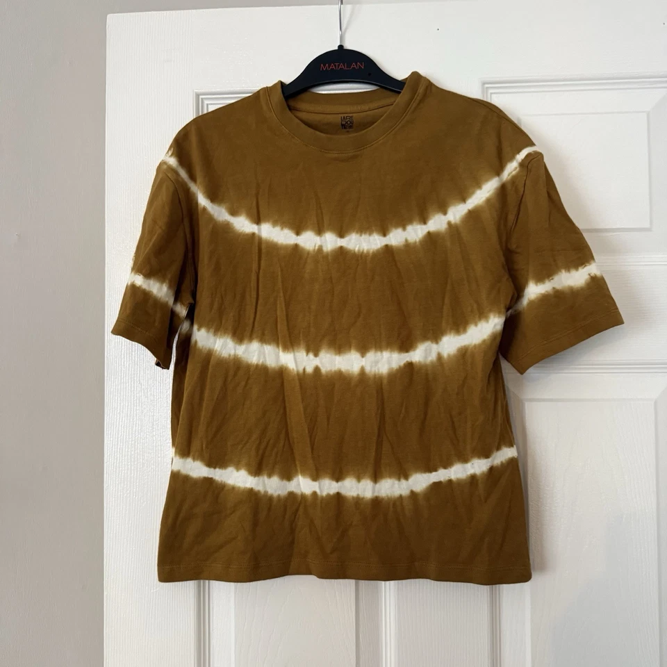 La Redoute Collections Kids Girls Mustard Yellow Tie Dye Round Neck T-Shirt - Image 3 of 4