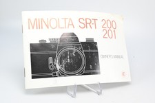 Minolta SR-T 200 SRT 201 Camera Owner's Guide Instruction Manual G686