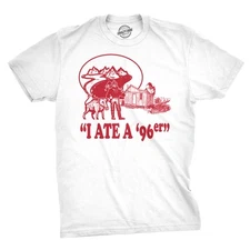 Ate A 96Er T Shirt Funny Vintage Graphic Tee Gift for Dad Hilarious Adult Humor