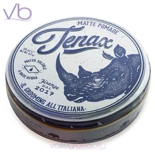 TENAX Matte Pomade | Water Soluble Italian Hair Wax For Men, 4.5oz