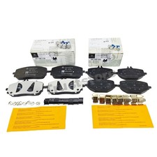 Front and Rear Brake Pads with Sensors For Mercedes W167 GLE350 GLE450 GLS