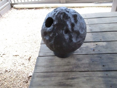 Civil War era 42#lb dug Solid Shot Cannonball Artillery relic app. 6.75" Diam