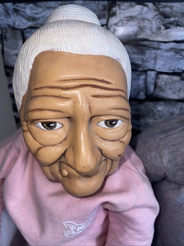 Vintage Billie Peppers Old Woman Grandma and Old Man Grandpa 30” Dolls - Picture 2 of 13