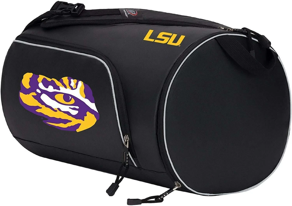 Nuevo NCAA LSU Tigers Squadron Premium Lona/Bolso Bolsa de Gimnasio/Bolsa de Entrenamiento Foto 2 de 4