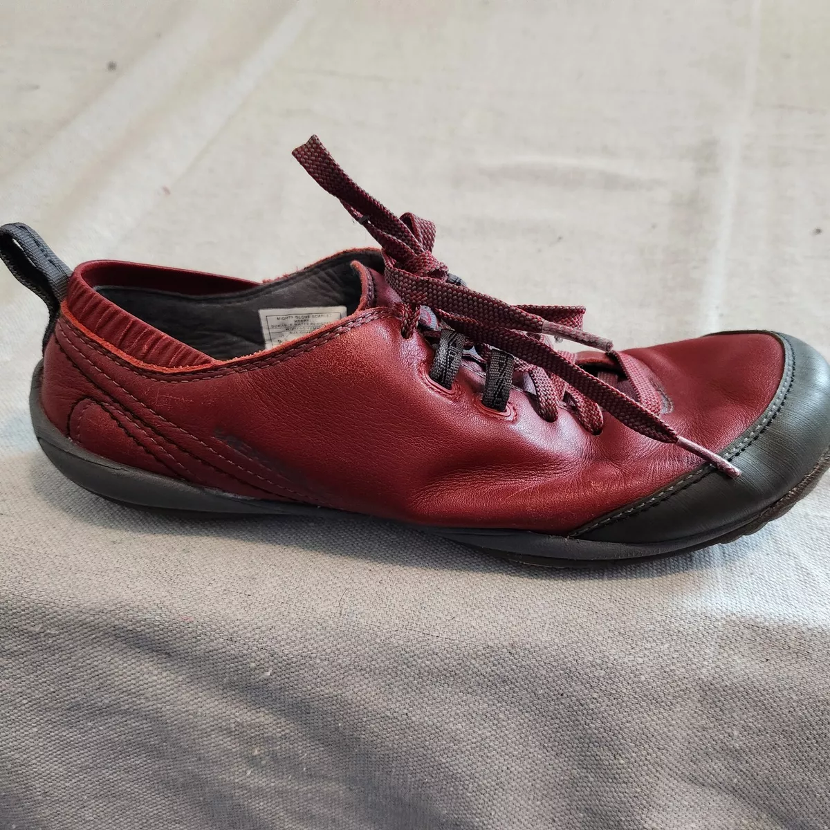 Leather barefoot running shoes top