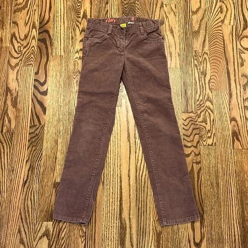 Girls Corduroy Riley Skinny Purple/Brown Pants size 8 Crewcuts