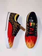 Vlado Spectro 3 Limited Edition ‘Flames’ Men's Size 10 Cheetah/ Yellow/Black