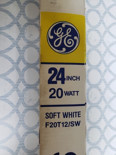 GE F20T12/SW SOFT WHITE FLUORESCENT 20W 24" - Picture 2 of 6