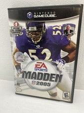 Madden 2005 Nintendo GameCube Game Case & Manual Tested Works 