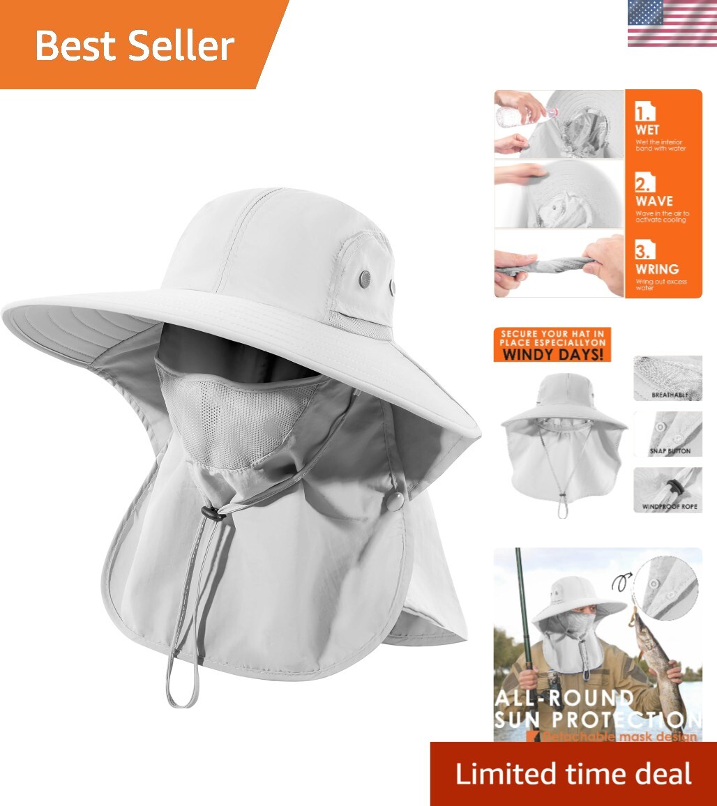 Ultimate Outdoor Sun Hat for Fishing, Hiking, and Camping – 360 Protection