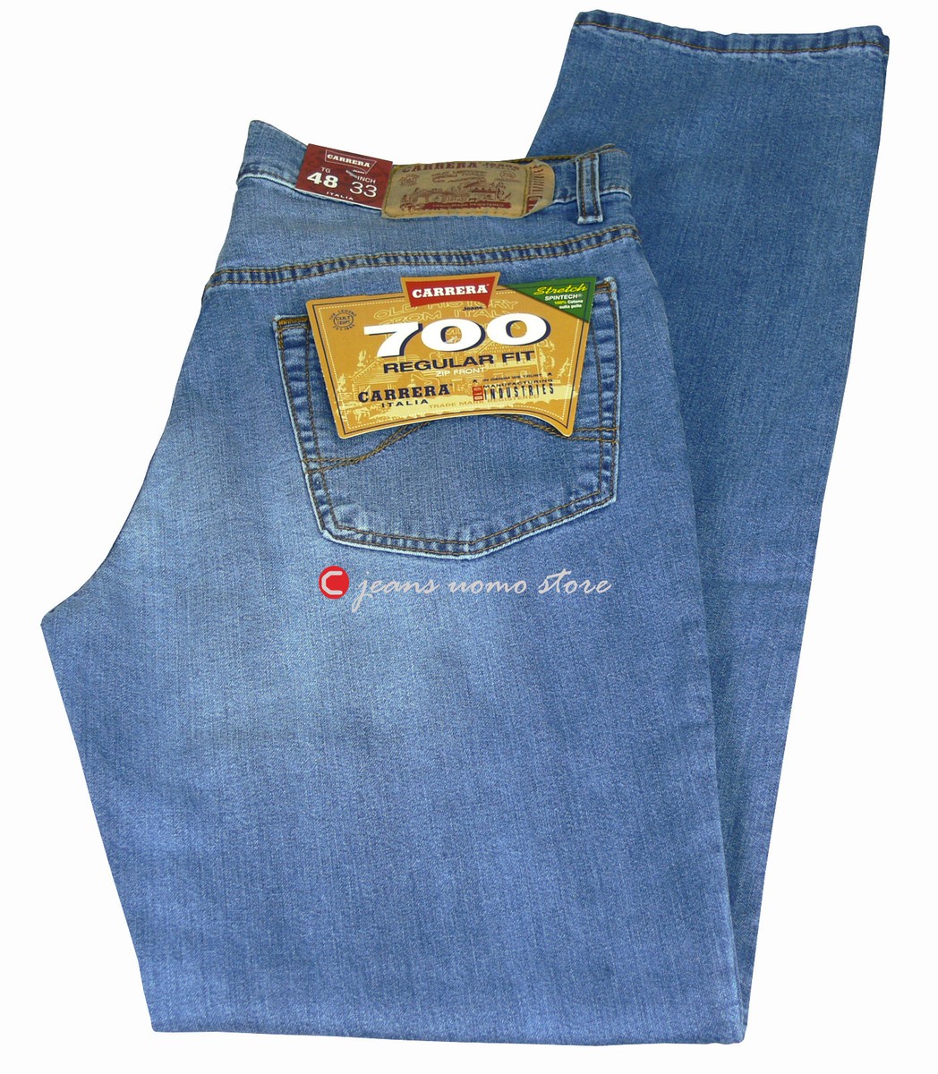 Carrera 700 Spintech Jeans Uomo denim elasticizzato leggero