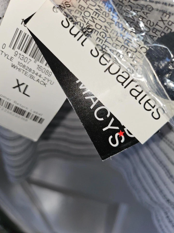 Blazer Bar III Becca Tilley X Cuadros Otoño Doble Pecho Talla XL Foto 3 de 3