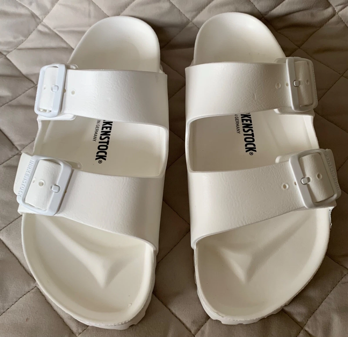 BIRKENSTOCK NIB ARIZONA EVA WHITE WATERPROOF Size 39 L8 Narrow eBay