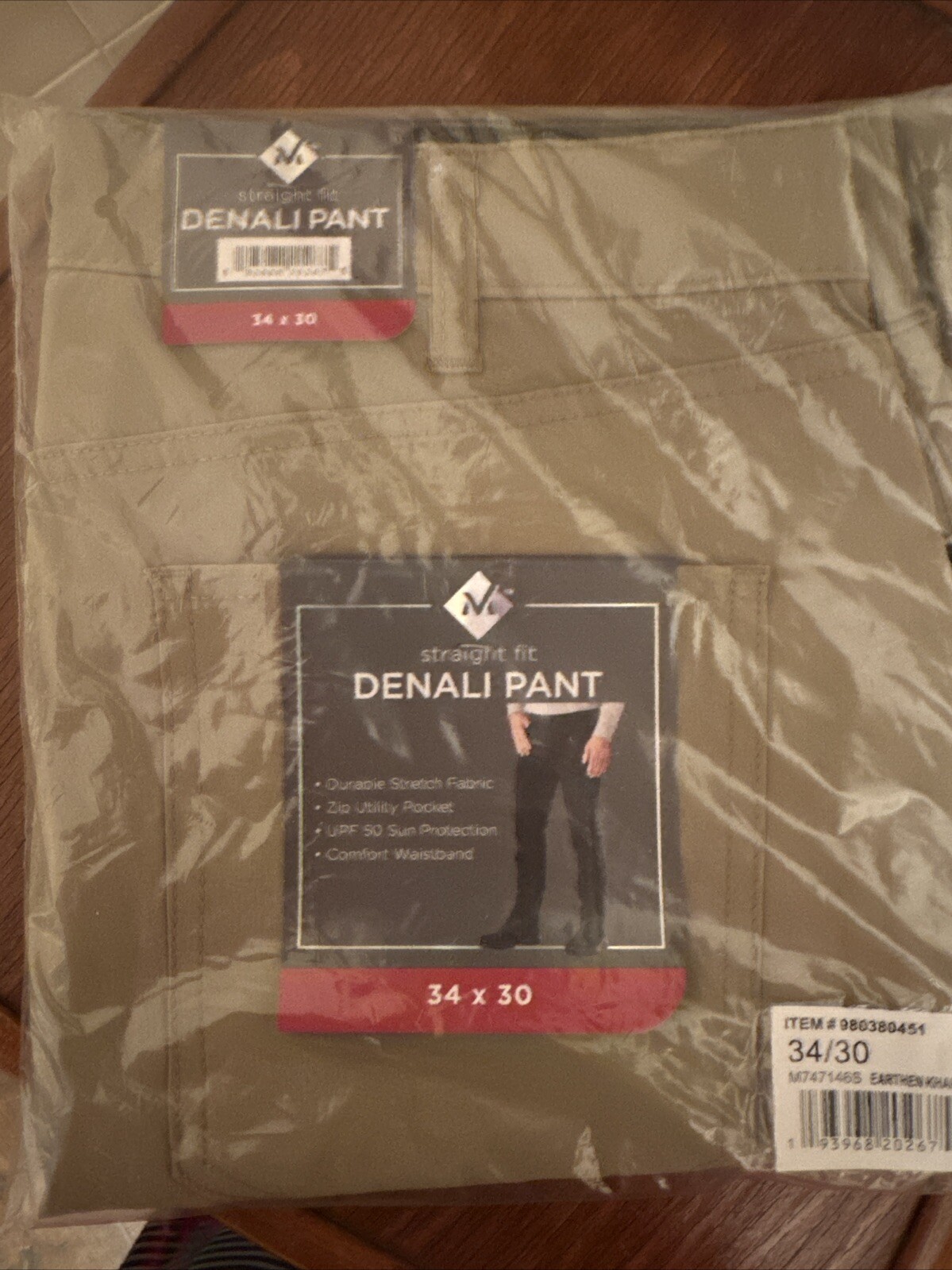 Straight fit DENALI pant Earthen Khaki color size 34/30 New In Bag eBay