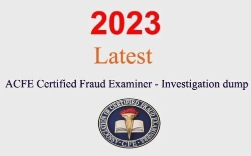ACFE CFE Untersuchung Q&A GARANTIERT (1 Monat Update)