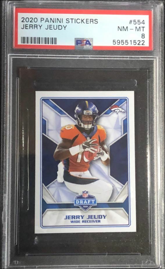 Jerry Jeudy Panini Stickers #554 Base