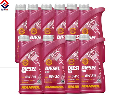 10x1 Liter Mannol Diesel TDI 5W-30 Motoröl VW BMW LL-04 dexos2 Mercedes 229.51