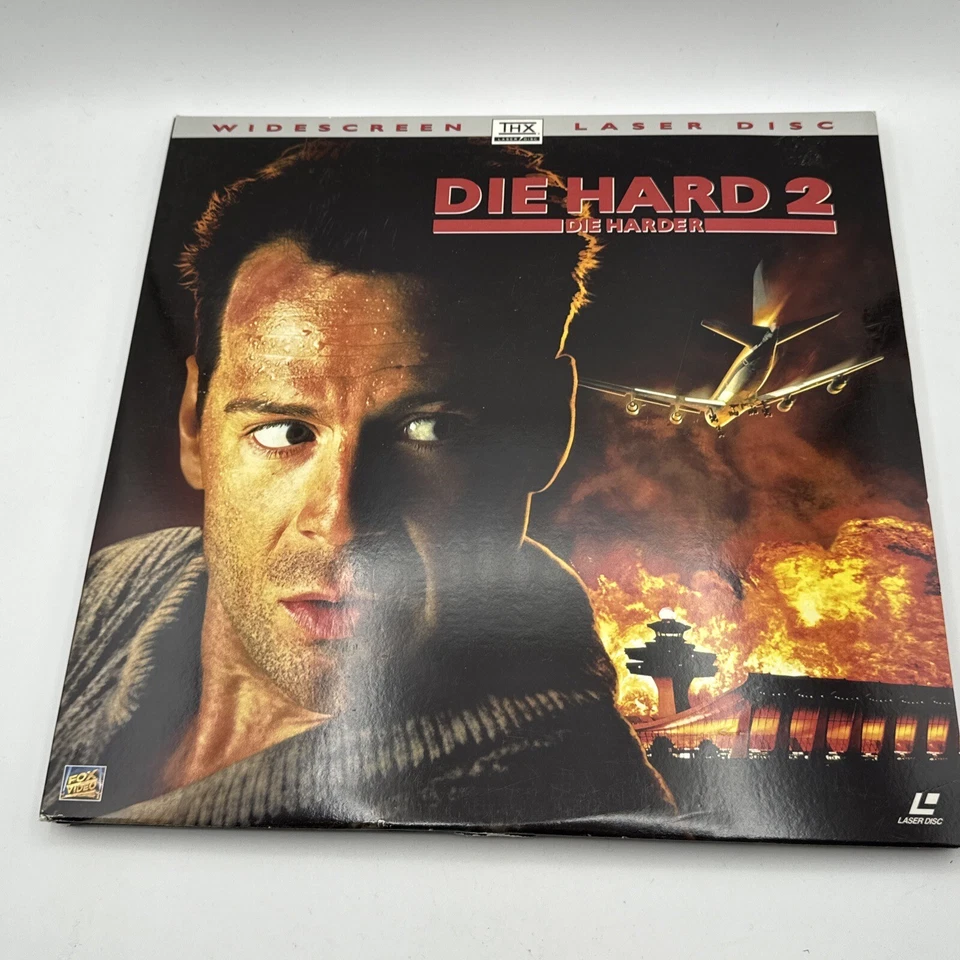 Lot of 4 Laser Discs - Die Hard 2, Clear And Present Danger, Lethal Weapon 2 & 3 Foto 2 de 4