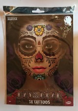 Day Of The Dead Temporary Tattoos By Savvi Made In USA