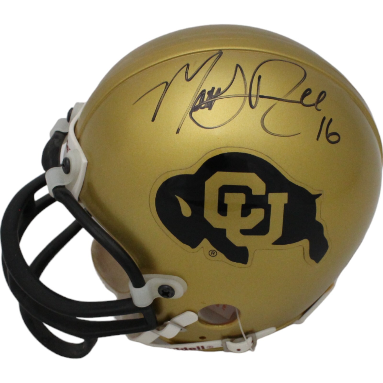 Matt Russell Autographed Signed Colorado Buffaloes Vsr4 Replica Mini Helmet Beckett 