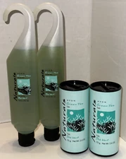 NEW Avon Naturals Green Tea 2 x Shower Gel 5 oz  and 2 x Talc Body Powder 2.6 oz