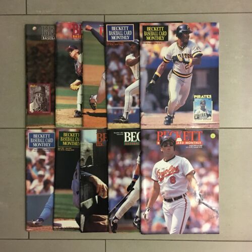 Beckett Baseball Magazines Bundle #1 Lot of 10 Bonds Ripken Nolan Piazza Clemens - Picture 1 of 3